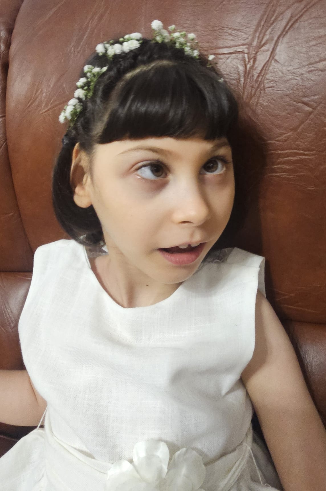 Fotografia da Leonor a sorrir